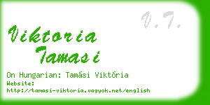 viktoria tamasi business card