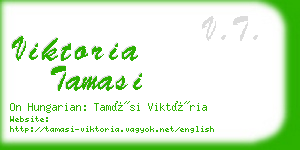 viktoria tamasi business card